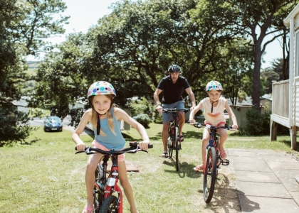 Active vacations with kids